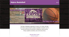 Desktop Screenshot of dejavubasketball.org